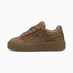 Flipped High Top Sneakers Creeper Phatty Earth Tone Little Kids' Sneakers, Totally Taupe-Cheap Jmksport Jordan Outlet Gold-Warm White, extralarge